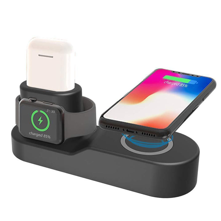 Compatible with Apple , W3 Wireless Charger Three in One Four in One Mobile Phone Watch Headset Multifunction One Wireless Charging