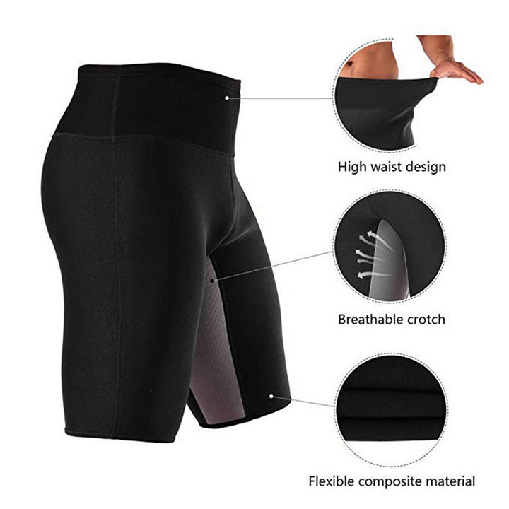 Men's Sweat Pants Neoprene Sports Fitness Running Sweat Pants Sweat Wicking Sauna Pants - Phantomshop21