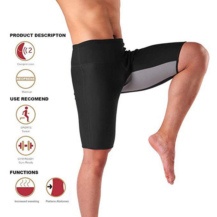 Men's Sweat Pants Neoprene Sports Fitness Running Sweat Pants Sweat Wicking Sauna Pants - Phantomshop21