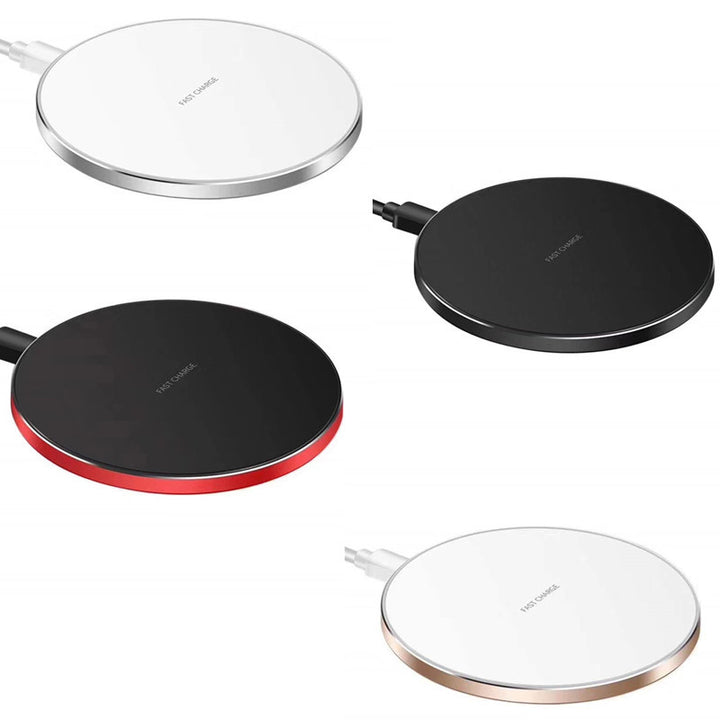 10W Aluminum Alloy Disc Wireless Charger