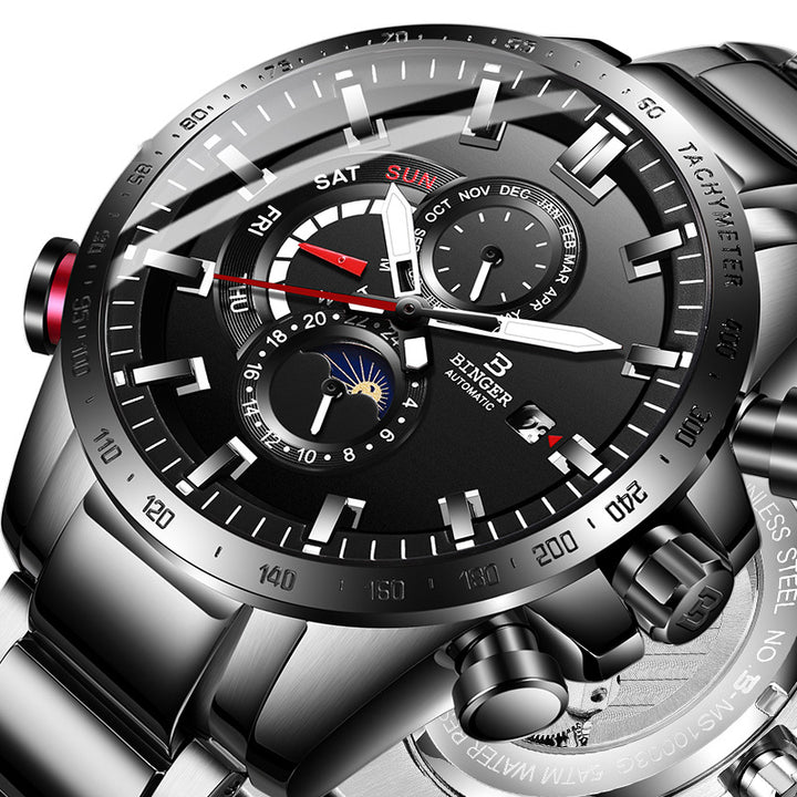 Men's Multifunctional Automatic Mechanical Watch - Phantomshop21