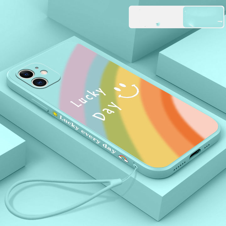 Rainbow Smiley Silicone Phone Case