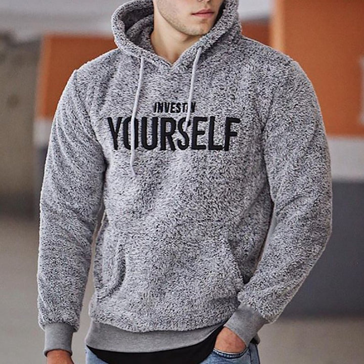 Embroidered Men's Sweater Casual Personality Hooded Fashion Long Sleeve Top - Phantomshop21
