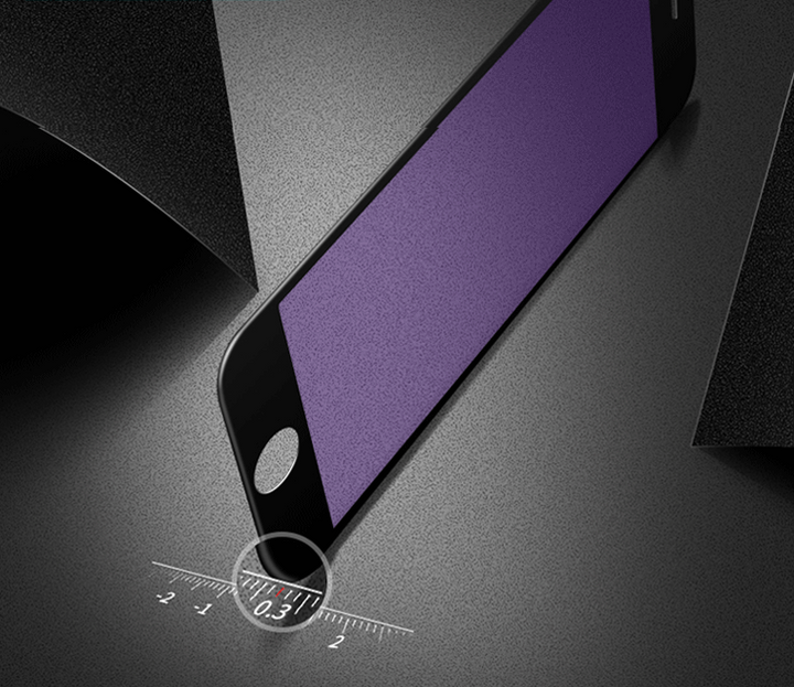 PhoneX 8 7 6s Plus All-inclusive 3D carbon fiber soft edge tempered glass protective film