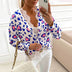 European And American Print Cardigan Single Breasted Long Sleeve Casual Ladies Top - Phantomshop21