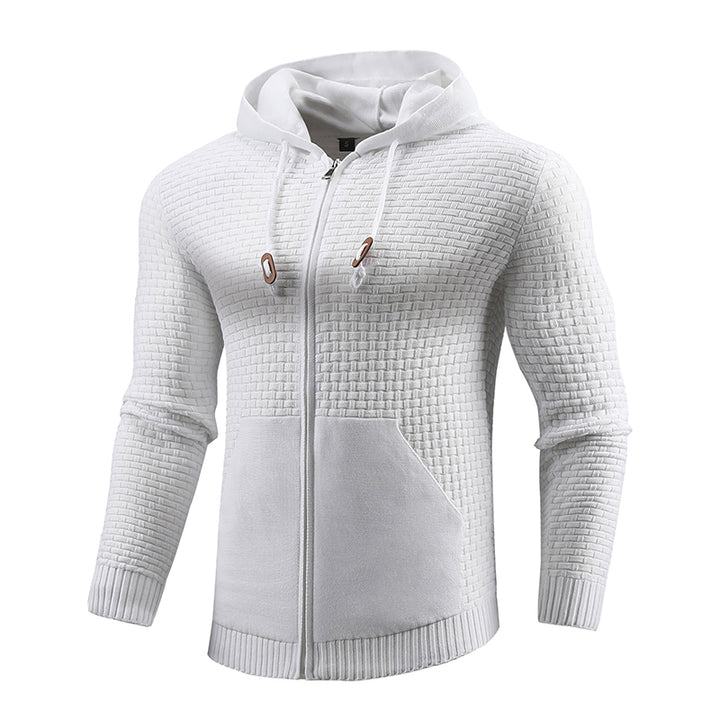 Four Seasons Knitting Zipper Hoodies Leather Printing 3D Outdoor Sports Hoodies with Pockets - Phantomshop21