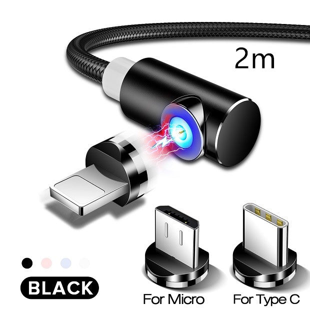 Magnetic Cable Micro USB Type C Charger