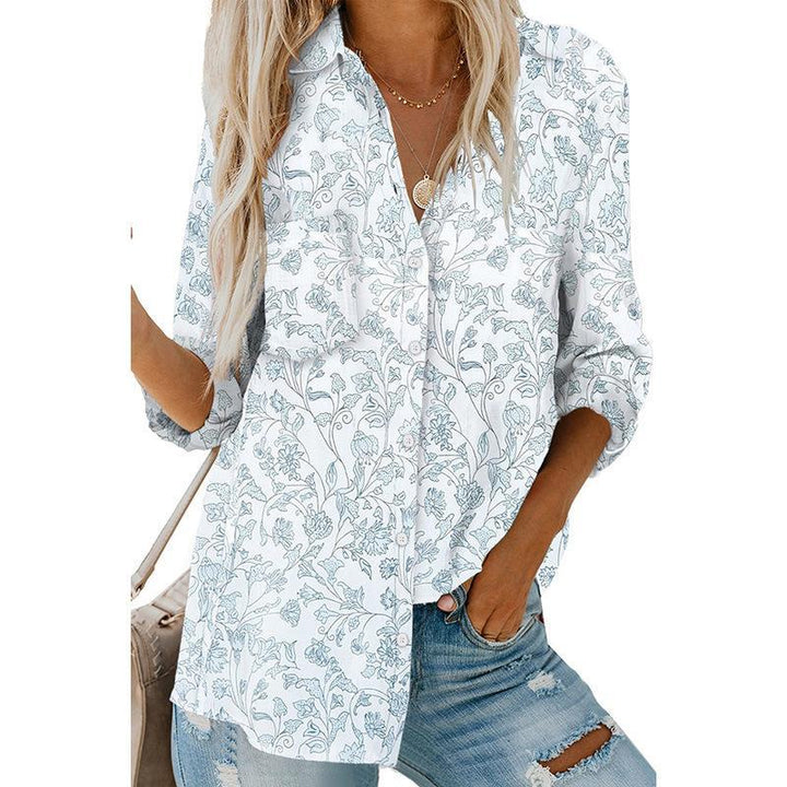 Women's Lapel Single Breasted Long Sleeve Loose Cardigan Top - Phantomshop21