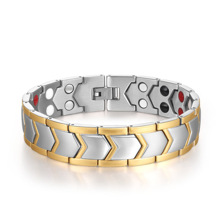 Gold double row magnet bracelet - Phantomshop21