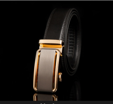 Men's leather factory direct belt buckle leather belt men's automatic belt belt wholesale business - Phantomshop21