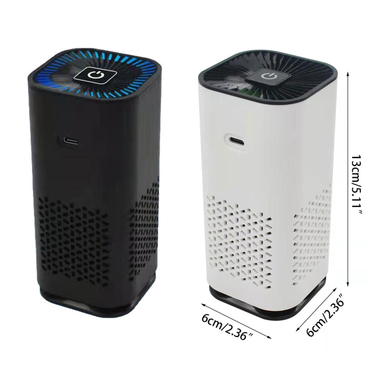 Air Purifier Portable Negative Ion Generator Remove Formaldehyde Dust Smoke Air Freshen Washer For Home Car - Phantomshop21