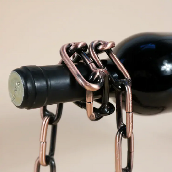 Magic Iron Chain Wine Bottle Holder - Phantomshop21