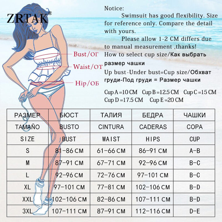 Zrtak Patchwork Bikinis 2022 Woman'S Swimwear Push Up Bikini Set Geometric Bathing Suit Sexy Women Swimsuits Backless Beachwear - Phantomshop21