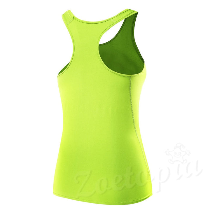 New Women&#39;s Sports Vest Professional Quick-drying Fitness Tank Top Active Workout Yoga Clothes T-shirt Running Gym Jogging Vest - Phantomshop21