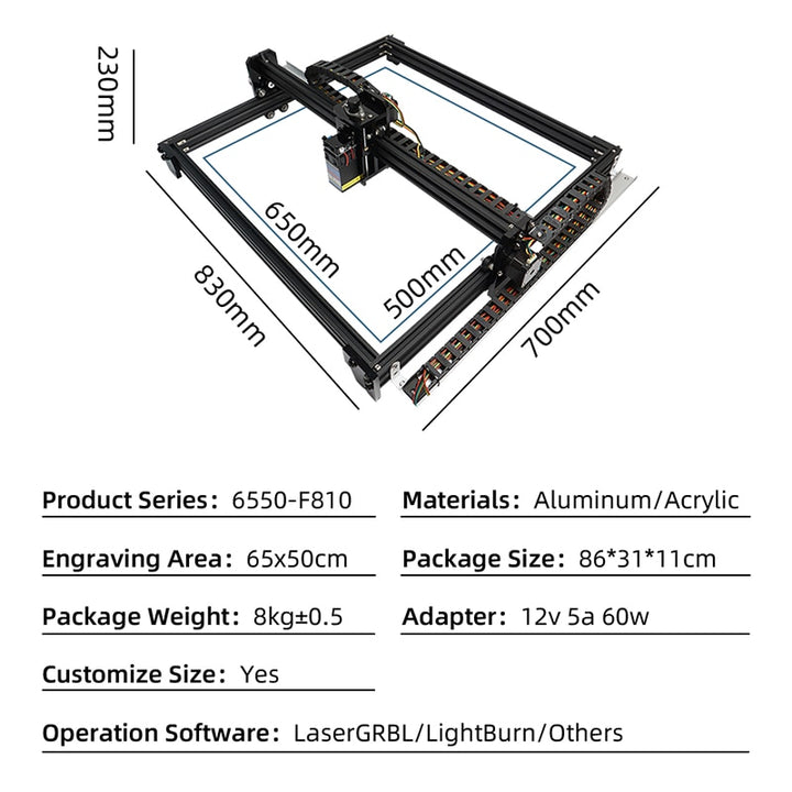 Cnc Laser Engraving Machine 40w Cutter Wood Printer Acrylic Laser Engraver For Metal And Wood Leather - Phantomshop21