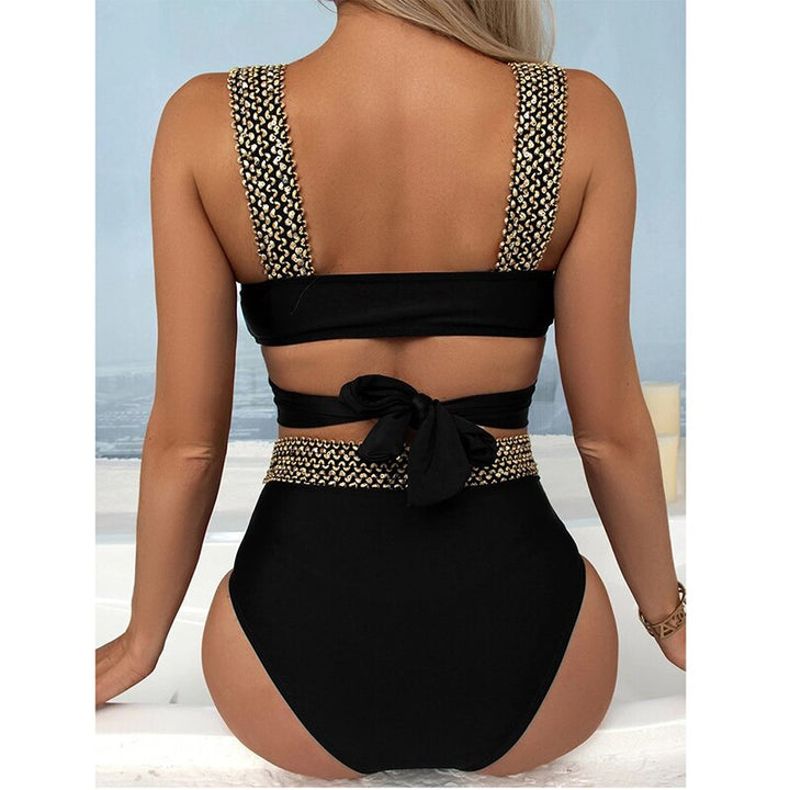 Women Push Up Swimsuit Sexy Black High Waist Beachwear Woman's Swimwear 2022 Summer Bather Bathing Suit Feminino Biquini Swim - Phantomshop21