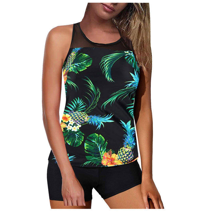 Swim Shorts Girls Size 14 Bathing With Shorts Control Piece Two Women Swimsuit Suit Top Tummy Woman's Bathing Suits with Shorts - Phantomshop21