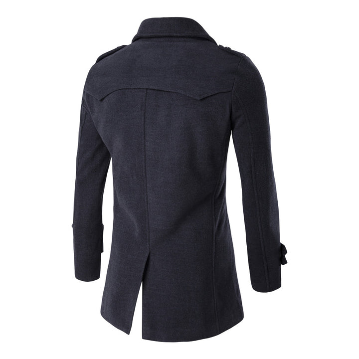 Fashion Men's Casual Long-sleeved Solid Color Coat - Phantomshop21