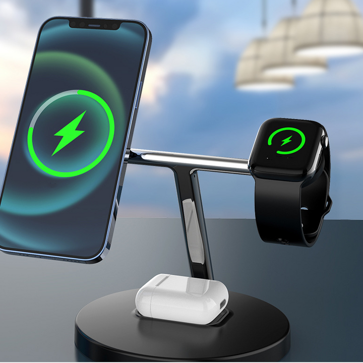 Three In One Magnetic Wireless Charger