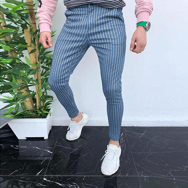 European And American Striped Men's Casual Pants - Phantomshop21